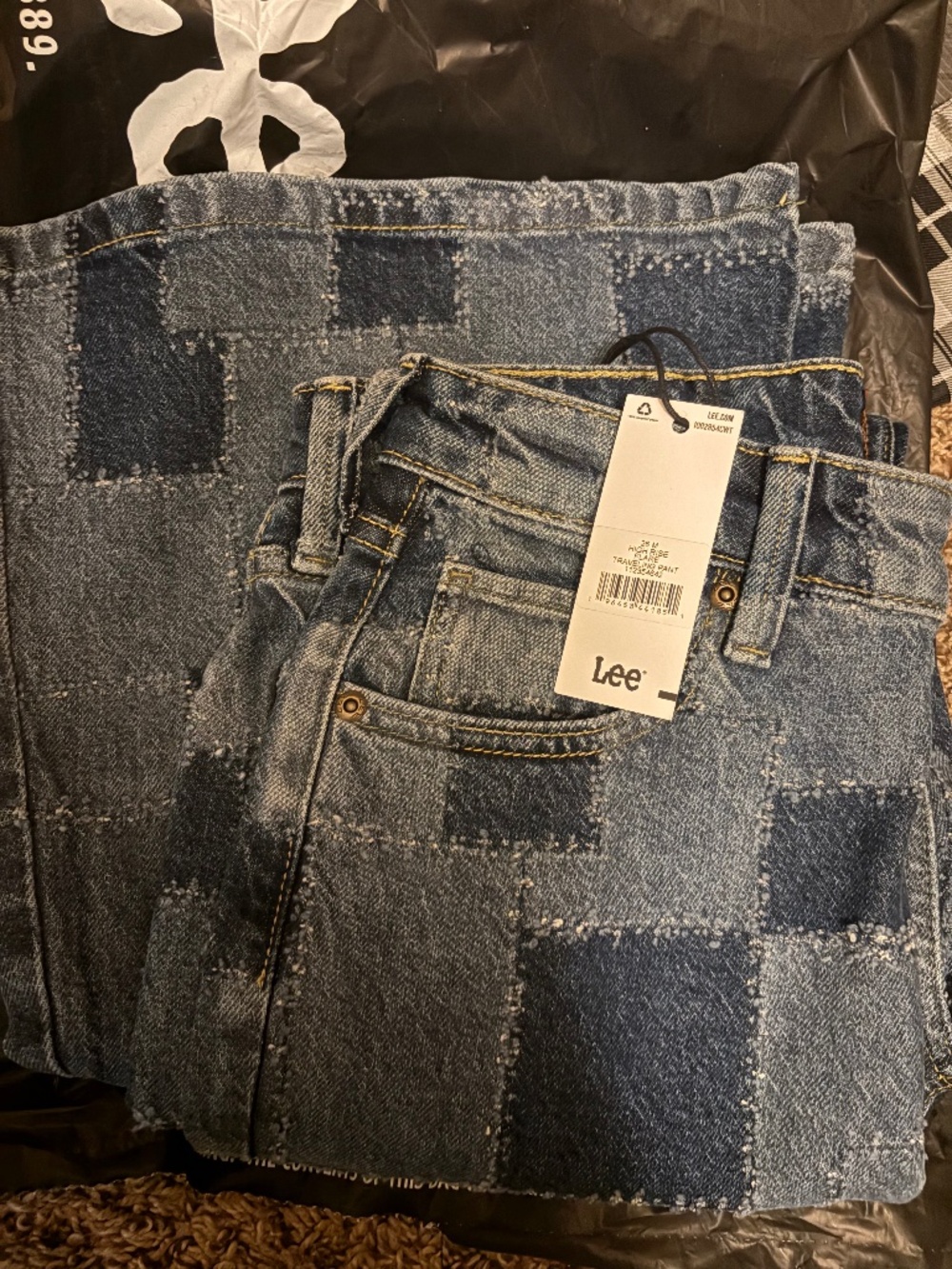 Lee patchwork flare jeans - Picture 1 of 5